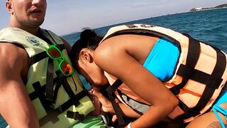 Driving on water and perfect blowjob
