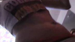 ”Slutty coed gives head at frat party”