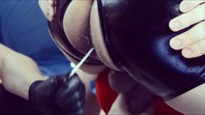 Femdom Ass Fucking - - Tampon In Humiliation By His Mistress!
