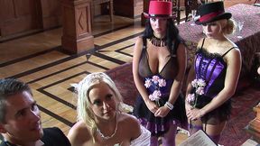 savannah gold has anal while wearing the garters from her wedding