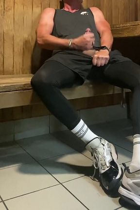 Another Load of Cum in the Sauna From Jockdad87