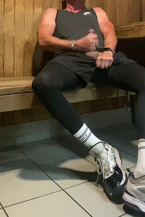 Another Load of Cum in the Sauna From Jockdad87
