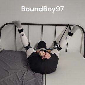 Soccer Player tied to the bed