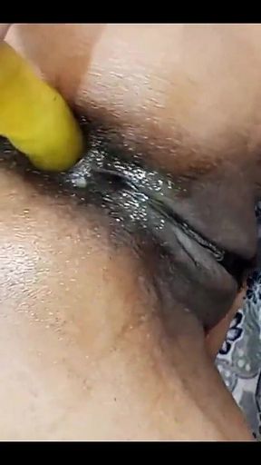 New Year Christmas Celebrations Dildo Fucked Her Big Ass and Pussy Wearing Red Gown White Bra Black Hijab