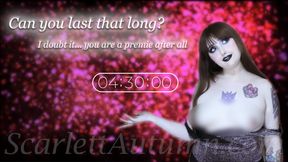 Can you last, premie?