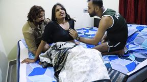 A Story of Indian Desi Sexy Bhabi Fucked with Her Tenent Two Boys