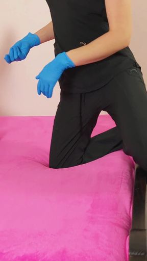 Anal Training, Part 16: Femdom Clinic, Procedure No. 1 - Fisting and Foot Anal Stretching