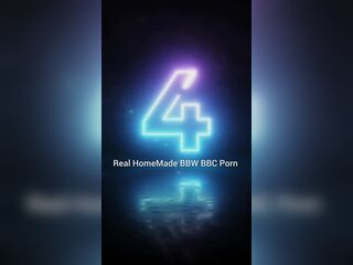 SSBBW Sucking Cream of BBC Nata4sex Hard Knob
