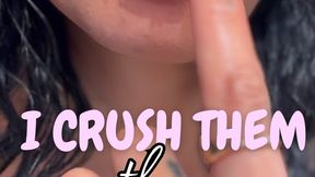 i crush them with my huge tits