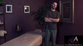 Hairy Gay Rubs David Chase Cock After Interview