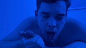 homemade sloppy blowjob with a lot of saliva
