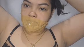 Jessie - in her favorite self-bondage video
