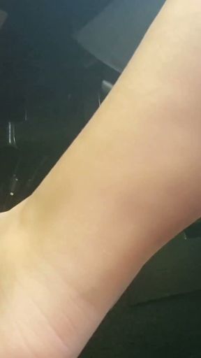 Shopping at the Shopping Center and Revelation in the Dressing Room Nicoletta's Black Sandals and the Very Hairy Natural Tease