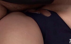 Pure japanese adult video, chubby guy pounds deep japanese girl with tight pussy and fills her with