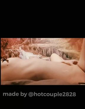 Amature milf with nipple clamps masturbating homemade