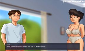 Summertime saga part 74 - married woman ( French sub )