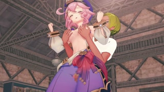 【Genshin Impact Dori】3D Hentai Animation.(Fingering,handjob,blowjob,sex)