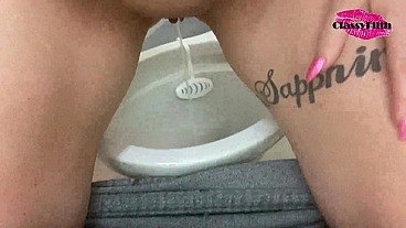 POV pissing in public toilets
