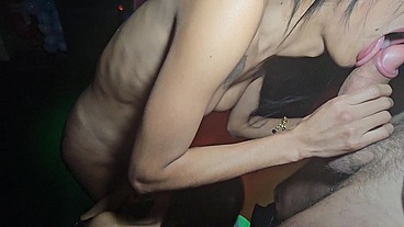 We meet Sofia Cataleya at the Club. Maya and Luca POV adventure with trans.