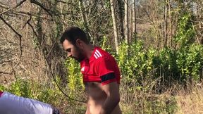 Yougn badboy fucked outdoor by Koldo Goran
