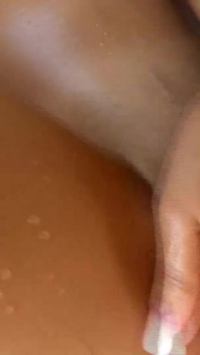 Stunning moment from "French ebony babe loves squirting on the beach after getting her pussy plowed hard"