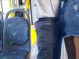 Student humped and fucked on the bus in public!