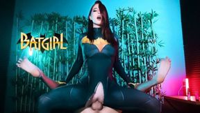 Batgirl catches panty thief in femdom action