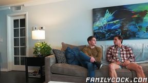 Brunette Shae Reynolds worships muscular stud Jax Thirios nice body and big cock