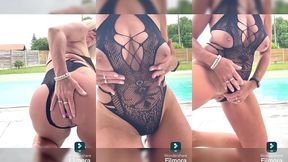 qui vient me mettre une petite fessee et jouer avec moi autour de la piscine