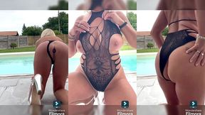 qui vient me mettre une petite fessee et jouer avec moi autour de la piscine