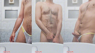 Hairy guy Smooth ass horny alone