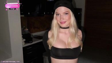 Blonde big tits steal rod or get on knees deep throat or doggy style cumshot
