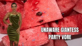Unaware giantess party vore - OnlyVanessa