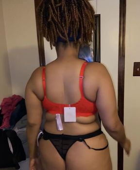 Ebony Gets New Lingerie