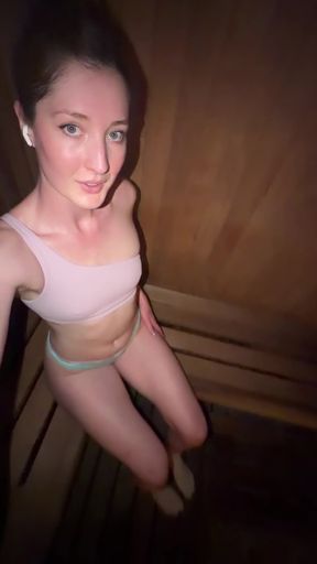 Sauna seduction leads to steamy fun