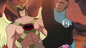 Green Lantern's Hot Bubble Butt Gets Pumped - Bara Yaoi Hentai