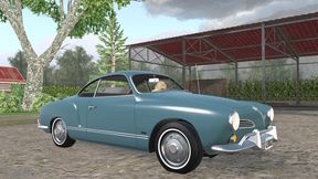 VW Karmann Ghia Cranking Template - Lori Naked and Barefoot 1080p