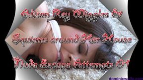 Gorgeous Alison Rey Squirming around her entire house Nude, Bound and Gagged In Nude Escape Attempts! RE ENCODE *NEW PREVIEW*