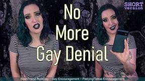 NO MORE GAY DENIAL - Short - Gay Confession Encouragement by Miss Faith Rae with Body Mod Encouragement and Gay Dirty Talk Grindr Swiping - MKV