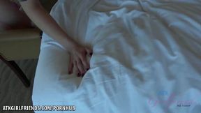 Slender blonde babe Paris White gets fucked and creampied POV