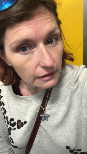 Stunning moment from "Bullets For My Valentine! Mom's nips froze when she went for a piss in a public bathroom, so she&hellip;"