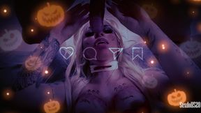 Halloween Night: Hot nurse Zumbi gets POV blowjob and wanks