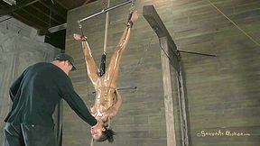 Watch Petite Black Slave Chick Blowjob Bondage