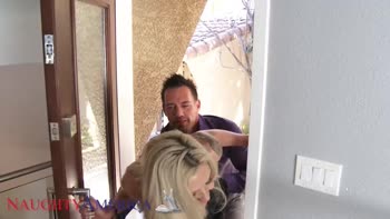 Nina Elle's Big Boobs and Big Cock Tease: Fucks Johnny Till Creampie