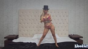 Tattooed Asian vixen Victoria Liu is ready for a New Year's Creampie.