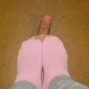 Pretty in pink sock trample