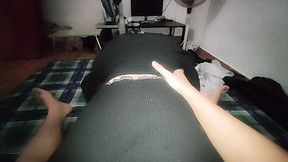 My Best Friend's Asian GF Gives Great Sucking BJ