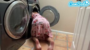 Fucked my step-sister while doing laundry