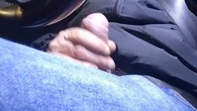 Amateur jock gets his stick waved while driving