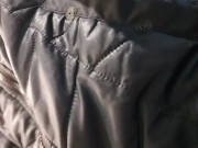 Public wank on a train